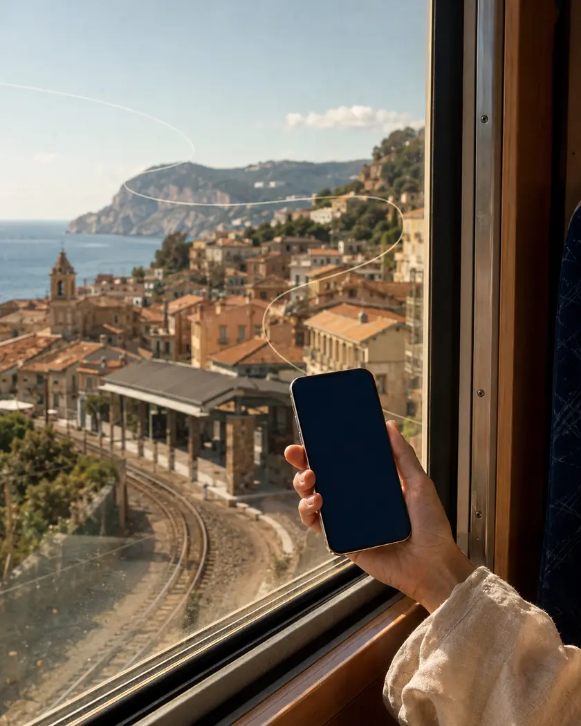 European coastal rail journey
